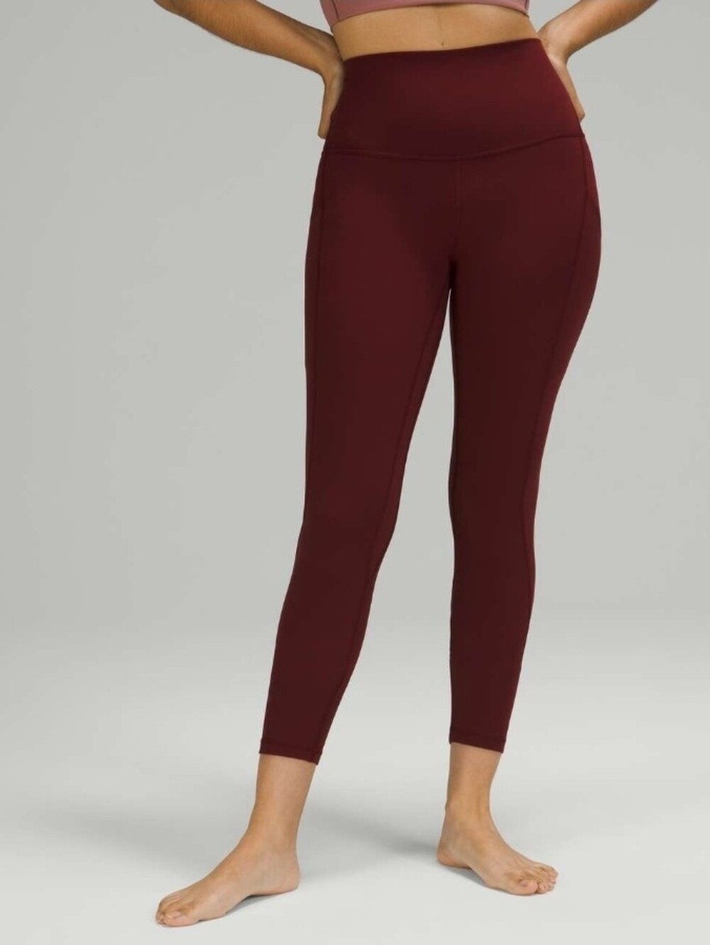 Lululemon Align High Rise Pant with Pockets 25 Red Merlot Size 6
